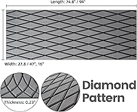 Vista 53 de Fullfire Suelo de lancha – Cubierta de espuma EVA para lanchas – Alfombra marina autoadhesiva para lanchas de motor, yate, kayak, RV