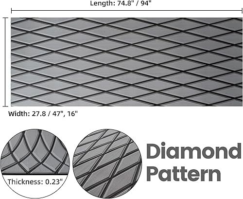 Miniatura 5 de Fullfire Suelo de lancha  Cubierta de espuma EVA para lanchas  Alfombra marina para lancha, material de suelo autoadhesivo, para lancha motora,