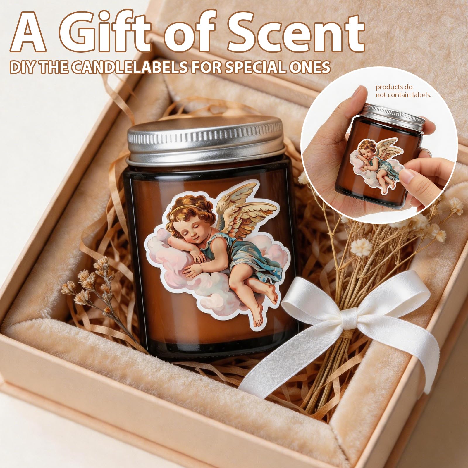 Mini-Soja-Kerzen, Geschenk-Set, Mahagoni und Teakholz, Aromatherapie, Einmachglas, langlebig, entspannend, ideal für Heimdekoration und Urlaub, Hochzeit, Großgeschenke, 24 Stück