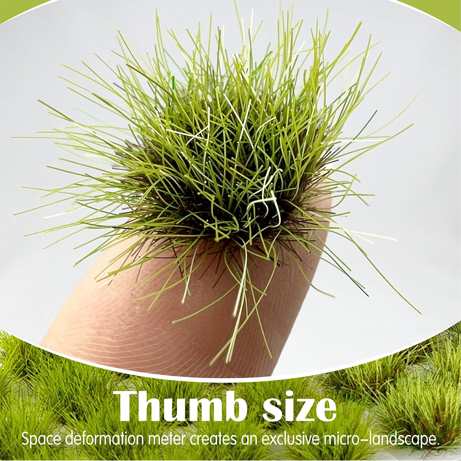 PELOTE D'HERBE STATIQUE 5 Mm Pour Wargaming Railway Layout Doll EUR 6