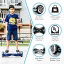 CXM R2 U UL 2272 Certified 6.5 inch Self-Balancing Hoverboard (Blue) for Kids & Adults | Dual 200W Motors, Bluetooth Speakers, LED Lights, 10KM Range, 36V BIS-Approved Battery | 100kg Capacity | 1-Year Warranty gallery image