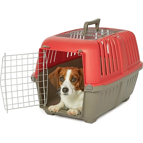 MidWest Homes for Pets Spree Travel Pet Carrier, Dog Carrier Features Easy Assembly and Not The Tedious Nut & Bolt Assembly of Competitors, Ideal for Small Dogs & Cats