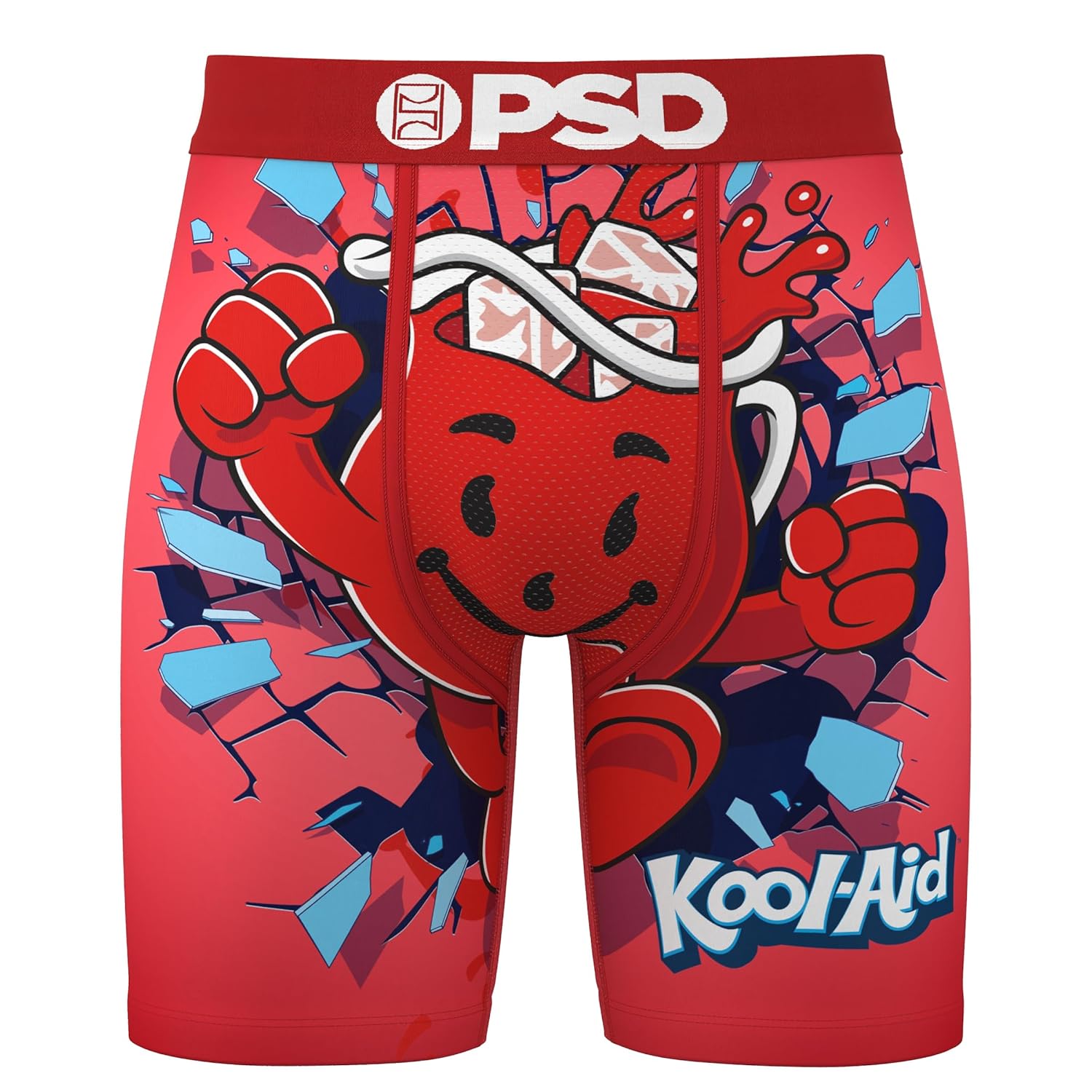 PSD Underwear Mens Boxer Briefs - Food Drink Standard Length Pack Singles Soft Breathable Boxer Briefs for Men