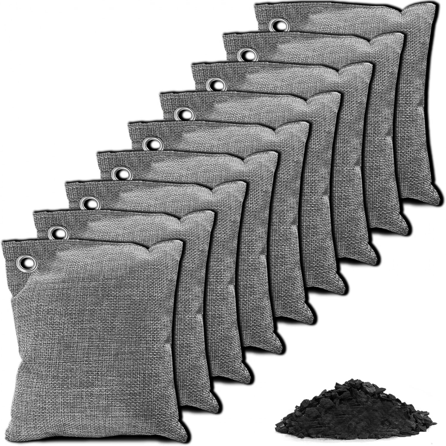 SenseYo 9 Pack 200g Charcoal Bags Odor Absorber, Nature