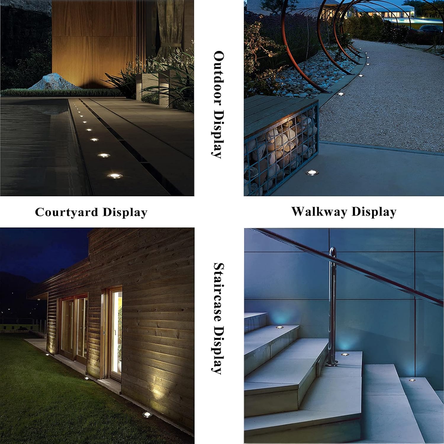 Amаzоn Crаzу 🔥 Dеаlѕ RNEHON 10W In-Ground Well Light,Voltage 12-24V, In-Ground Lighting, Low Voltage Landscape Pathway Lights, IP67 Waterproof, Aluminum, 3000K Outdoor Lighting for Yard,Lawn,Garden,Patio,Pack of 6