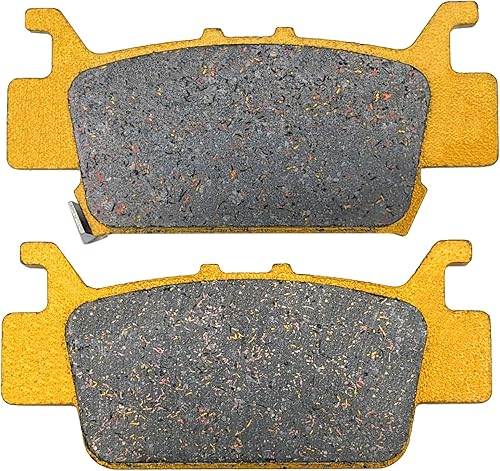 Miniatura 6 de Juego de pastillas de freno de cerámica delanteras y traseras para Honda Pioneer 1000 1000-5, 1000-6 2016, 2016, 2018, 2019, 2020, 2021, 2022, 2023,