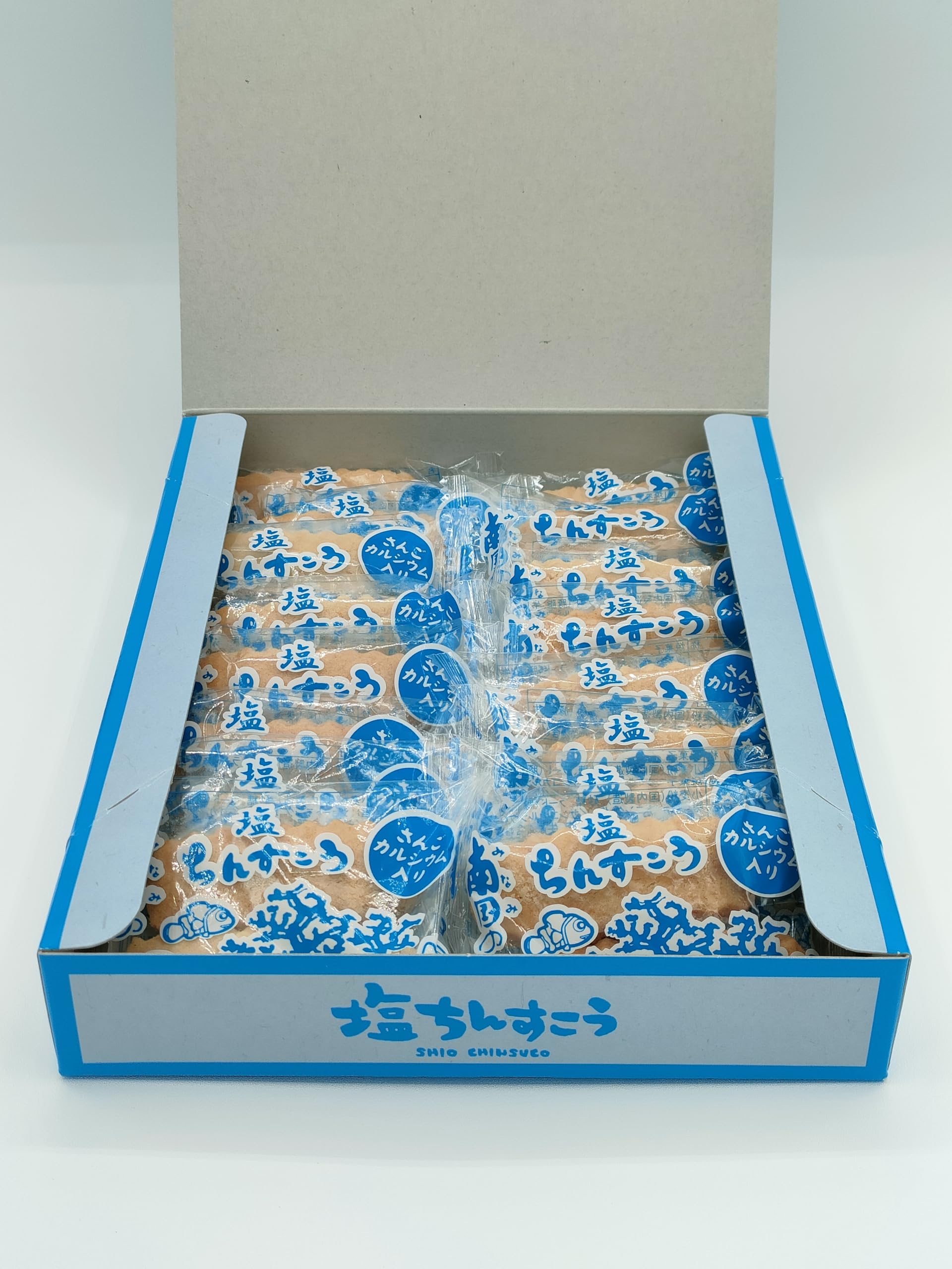 Amazon.co.jp: 南国の塩ちんすこう 箱 (2個入×16袋) 沖縄 お菓子 お