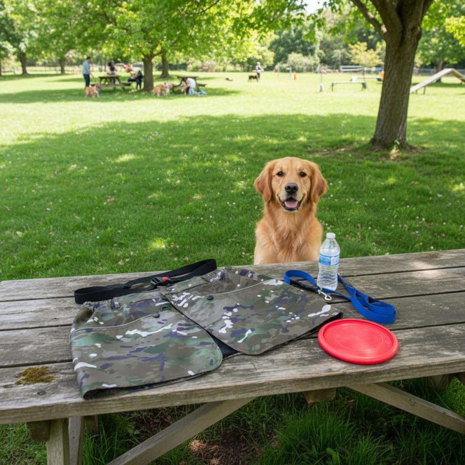 Baoblaze Grembiule Addestratore Cani Grembiule Addestramento Cintura Tasca Utility Gonna Addestramento Cane Impermeabile Facile da Pulire Nylon con Ampia
