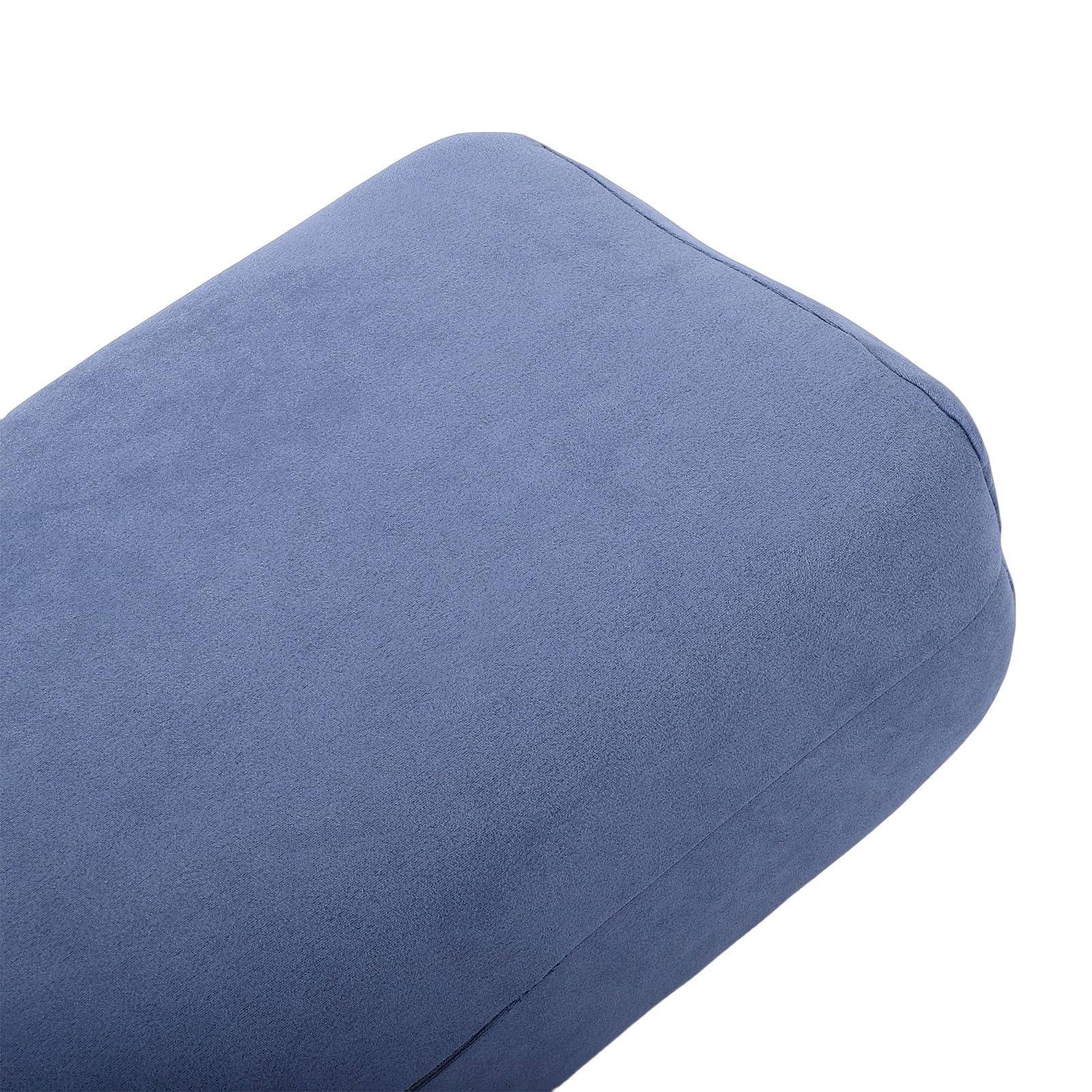 Wygodna Poduszka do Medytacji, 3-warstwowa Poduszka Podłogowa z Gąbki, Zmywalna z Zamszu, Idealna do Jogi, Medytacji i Domowego Relaksu (BLUE)