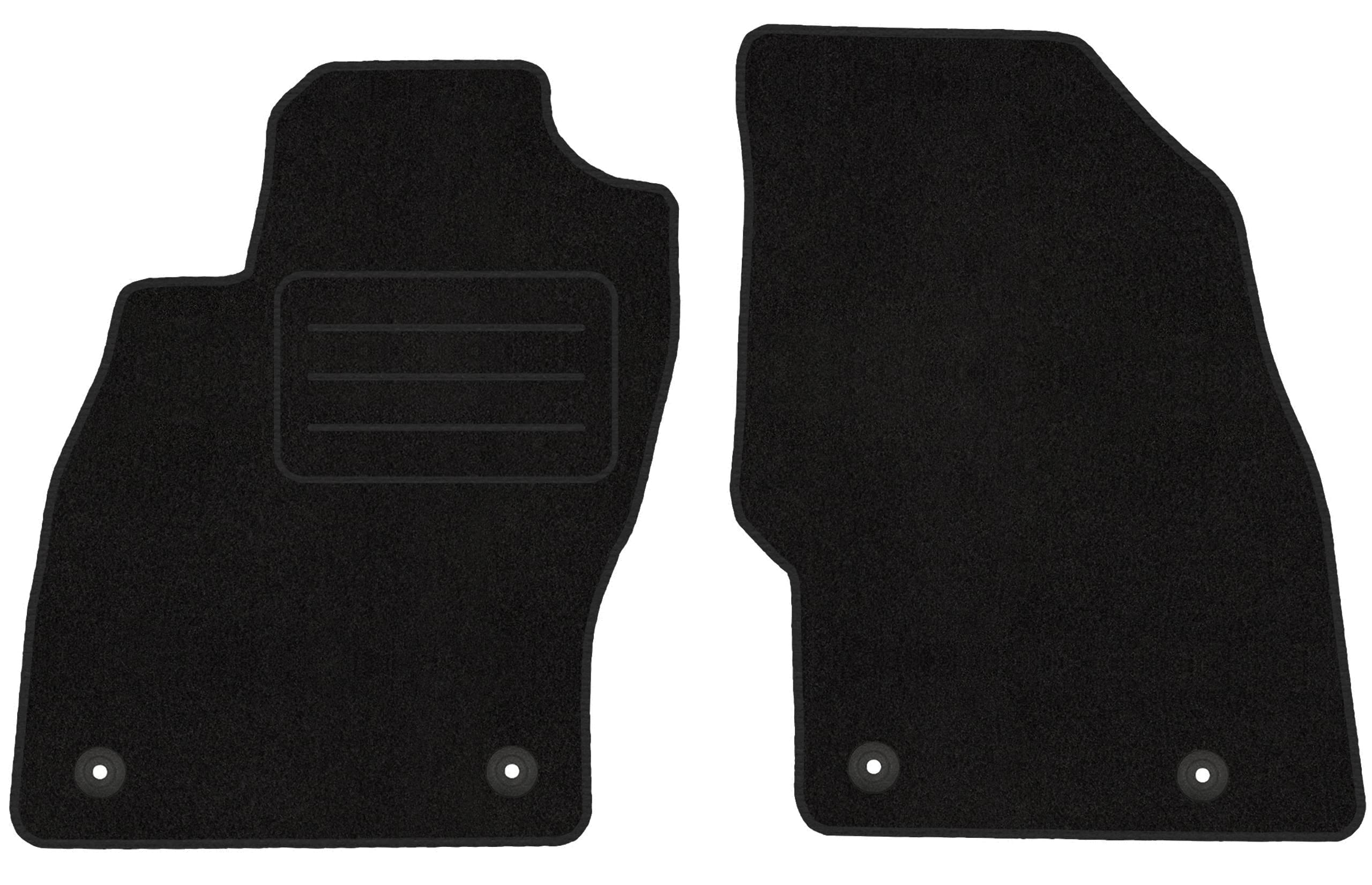 Tappetino Auto Opel Corsa-e E Mokka-e - Velluto Nero, Lato Guidatore