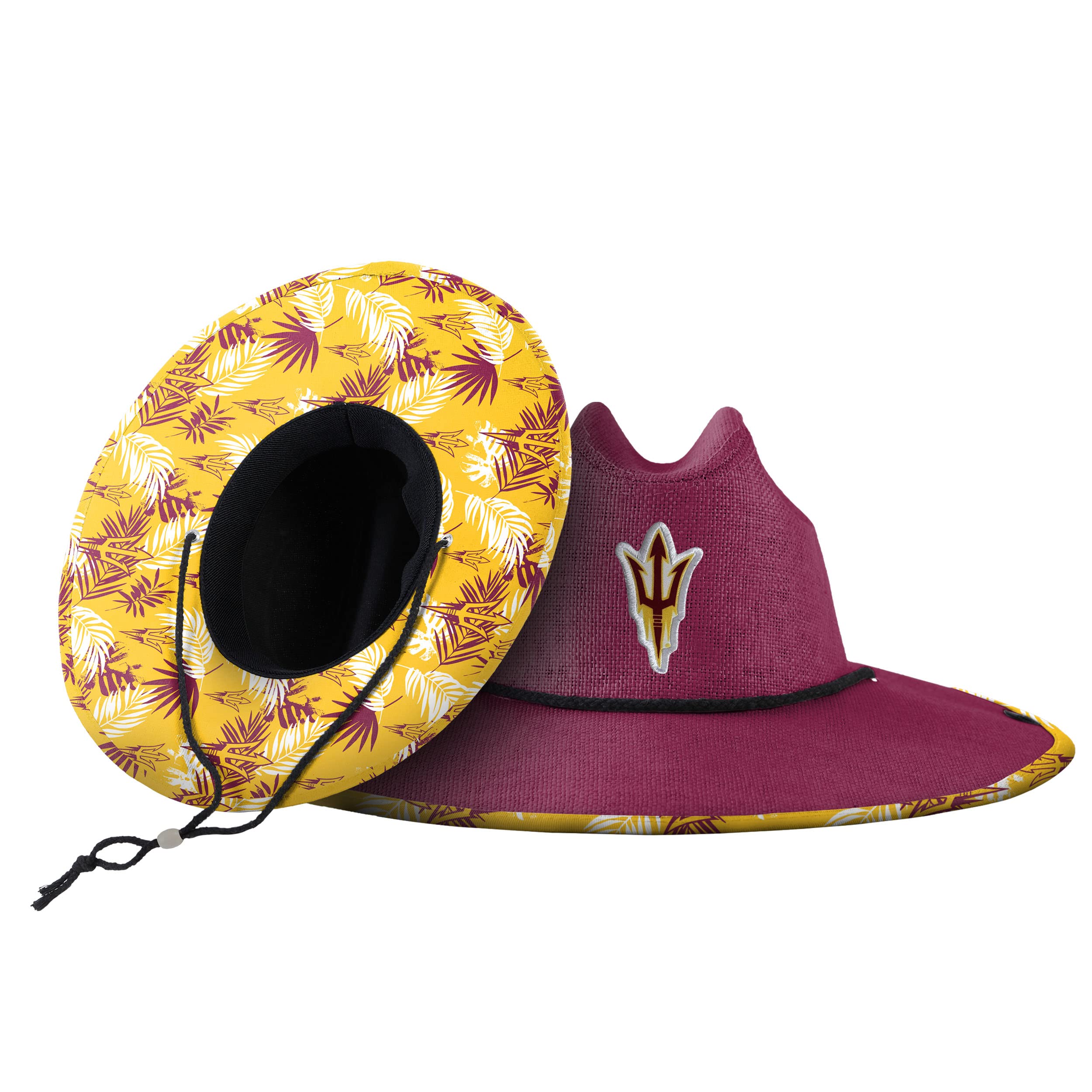 FOCO Arizona State Sun Devils NCAA Team Color Straw Hat