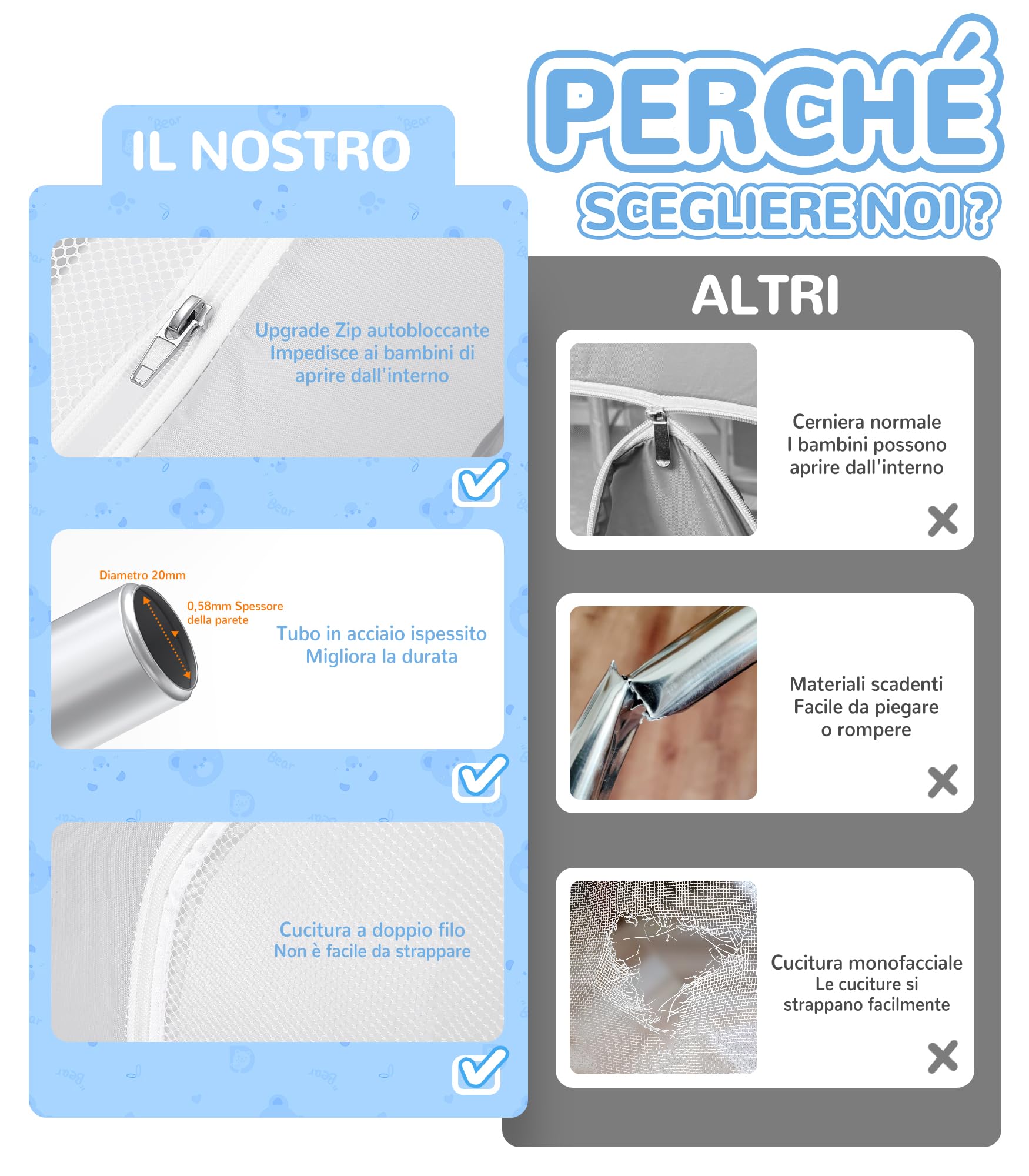 Dripex Box per Bambini Recinto Neonato - Small - Ostrica | 124 x 124 cm Rete Traspirante Tessuto Oxford 210D, 2 Anelli di Gioco