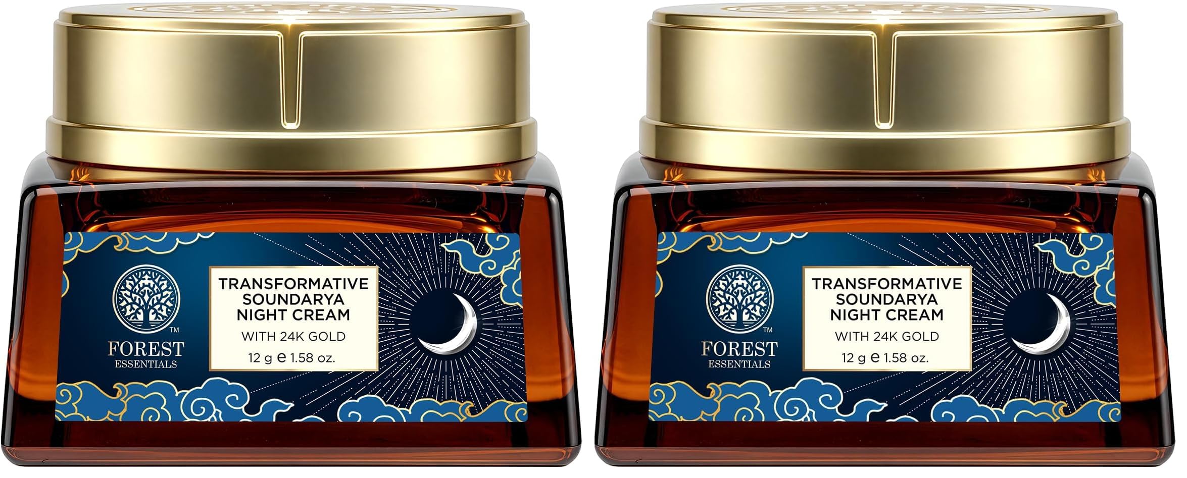 FOREST ESSENTIALS night cream 日本未入荷 Forest Essentials Soundarya Anti Ageing Night Cream with Real 24K