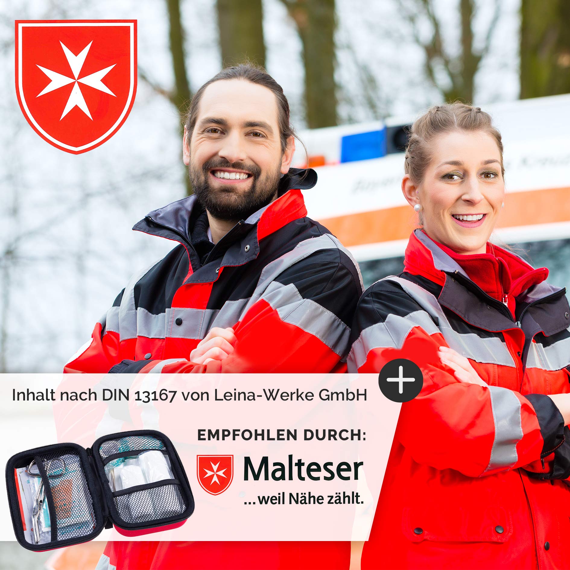 GoLab Kit di pronto soccorso per outdoor, sport e viaggi progettato per un trattamento medico ottimale