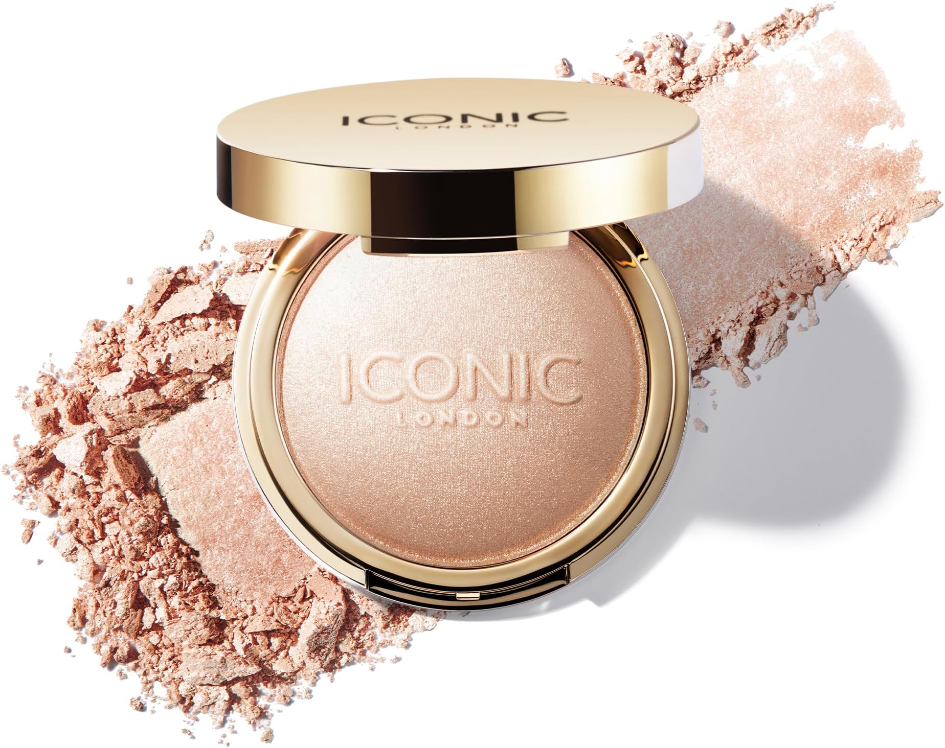 Lit and Luminous Baked Highlighter | Powder Highlighter for a Radiant Glow, Cruelty-Free, Vegan Makeup, 0.56 oz