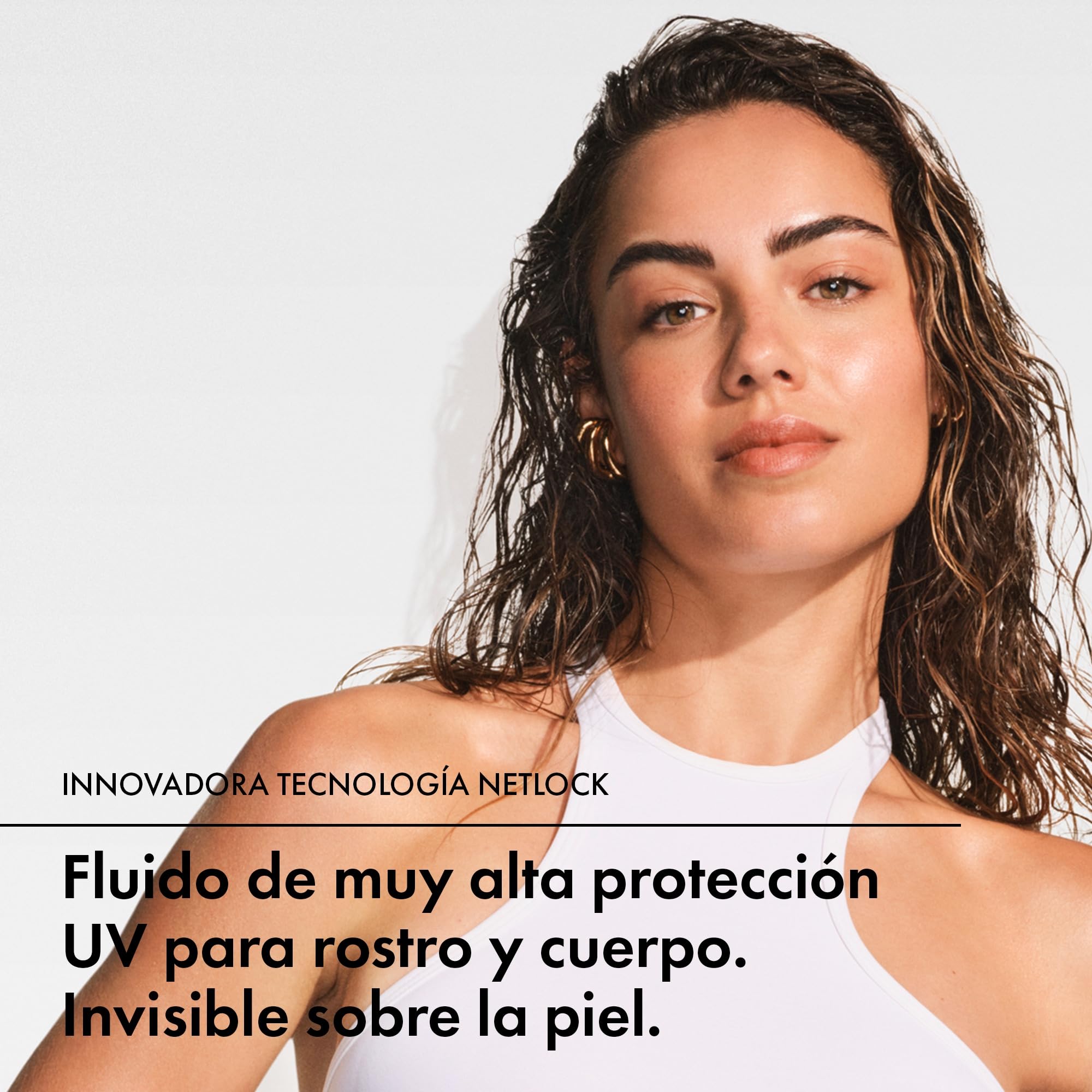 Vichy Capital Soleil Leche protectora solar hidratante invisible SPF50+, protección contra los rayos UVA+ UVB y UVA largos, 150 ml