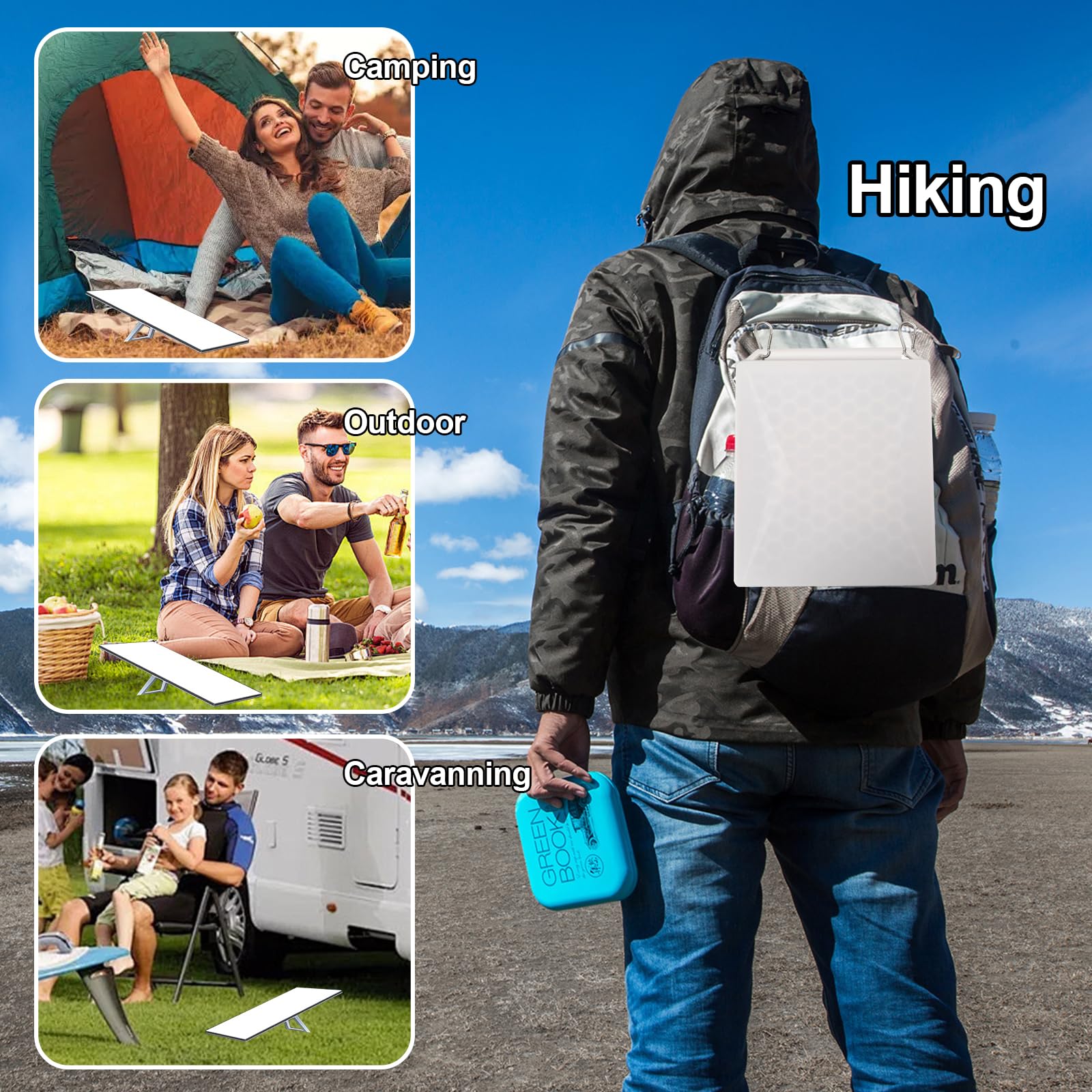 Custodia protettiva per Starlink Mini, impermeabile in silicone con retro a nido d'ape per dissipazione del calore, anti-goccia di grandine e rocce per attività all'aperto e viaggi