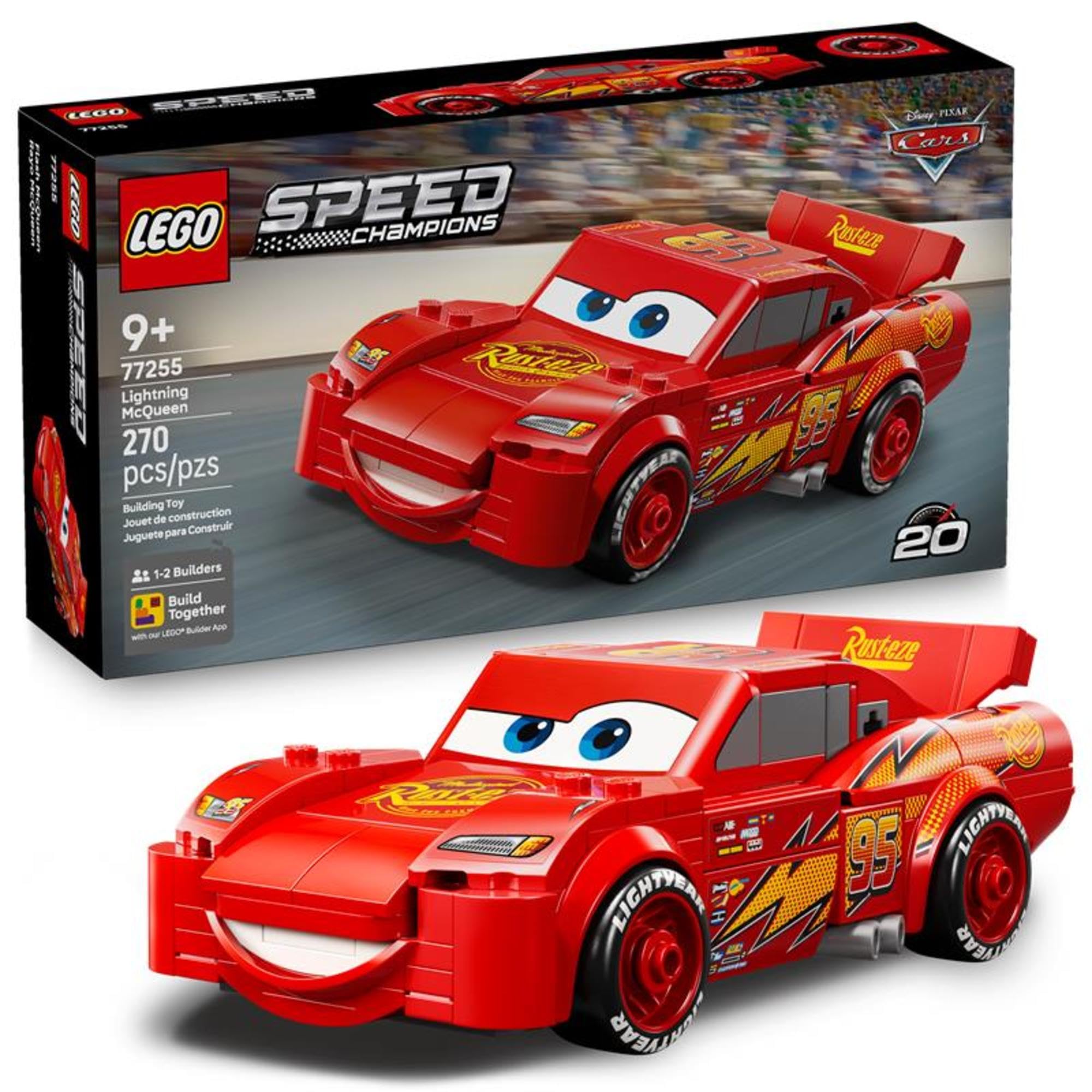 Amazon.com: LEGO Speed Champions Lightning McQueen Toy