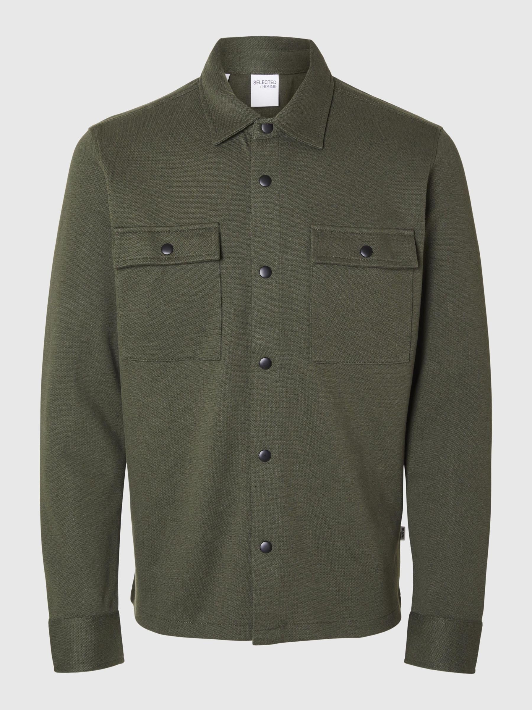 SELECTED HOMME Male Overshirt Klassisches | Overshirt