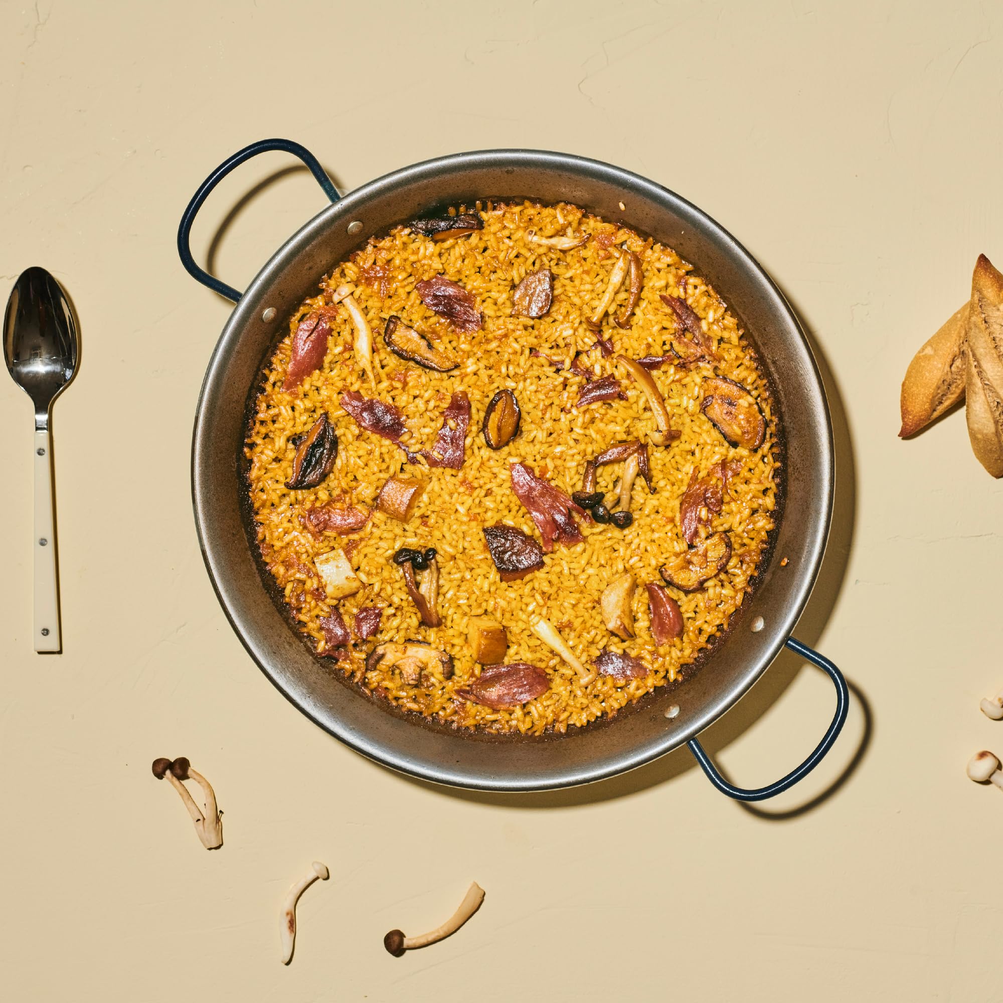 EL PAELLER - Préparation Paella de Canard et Champignons | Ingrédients 100% Naturels | Pour 2-3 Personnes | Facile à Préparer en seulement 18 Minutes | Sans Gluten