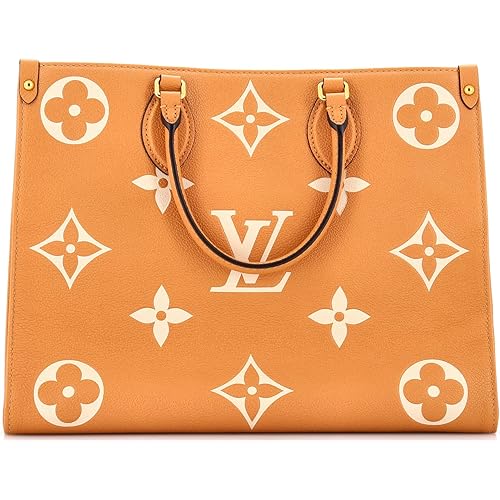Louis Vuitton, Pre-Loved OnTheGo Tote Bicolor Monogram Empreinte Giant MM, Brown