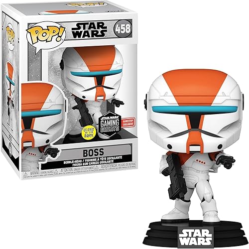 Pop! Star Wars: Republic Commando - Boss (Glow) Figura de vinilo – Edición especial exclusiva