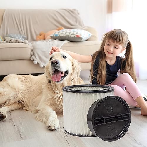 Miniatura 7 de 90304 90350 Shop Vac Filtro de repuesto de cartucho HEPA, compatible con aspiradora Shop Vac 90350 90304 90333, se adapta a la mayoría de