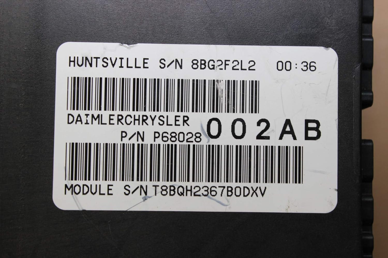08 09 RAM 1500 2500 Totally Integrated Power Module TIPM Fuse Box 68028002AB
