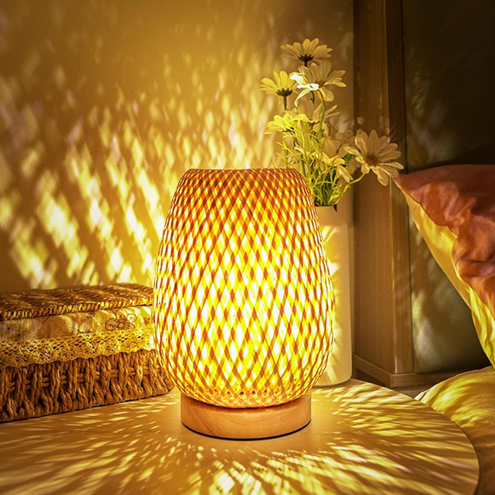 Amazon.co.jp : 間接照明 和風スタンド ベッドサイドランプ テーブル