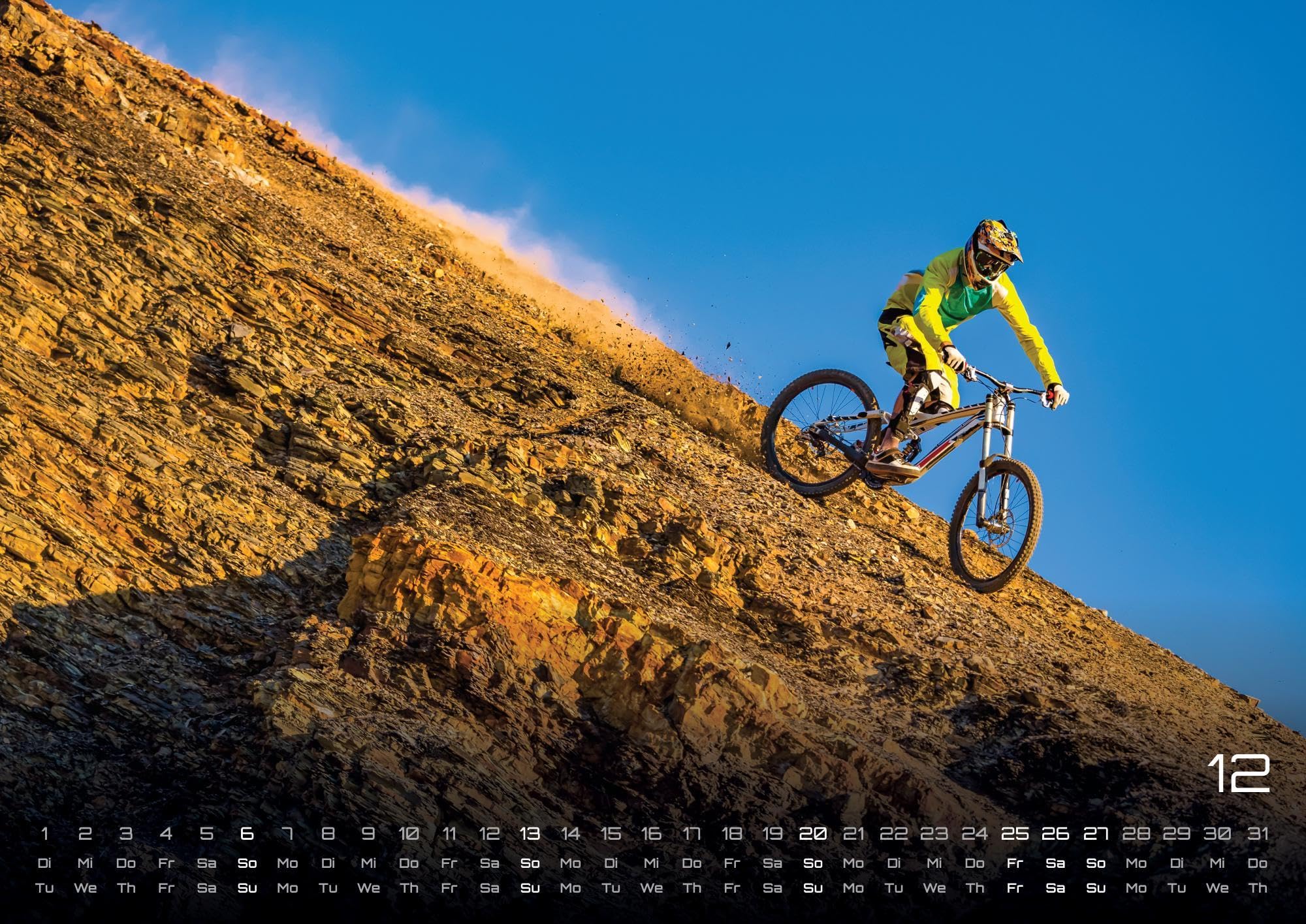 MTB | Mountainbike - 2026 - Kalender DIN A3: Der Wandkalender mit den schönsten Motiven für alle Fahrrad / Bike Freaks für das Jahr 2026 im Format DIN A3 (ca. 42 x 30 cm)!