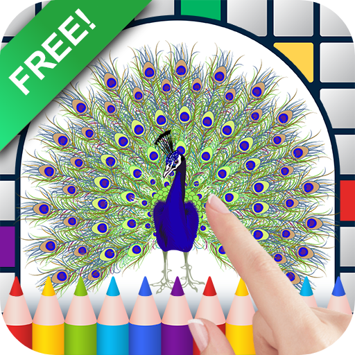Peacocks Color by Number FREE Pixel Art Game Coloring Book Pages