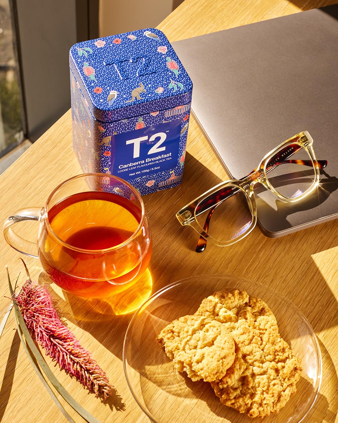 T2 Tea Canberra Breakfast Loose Leaf Tea in Icon Tin 2020, 100 g