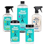 Aunt Fannie\'s Whole Home Cleaning Bundle: All Purpose Spray, Floor Cleaner, Glass & Window Cleaner, Multi-Surface Wipes, Carpet Refresher