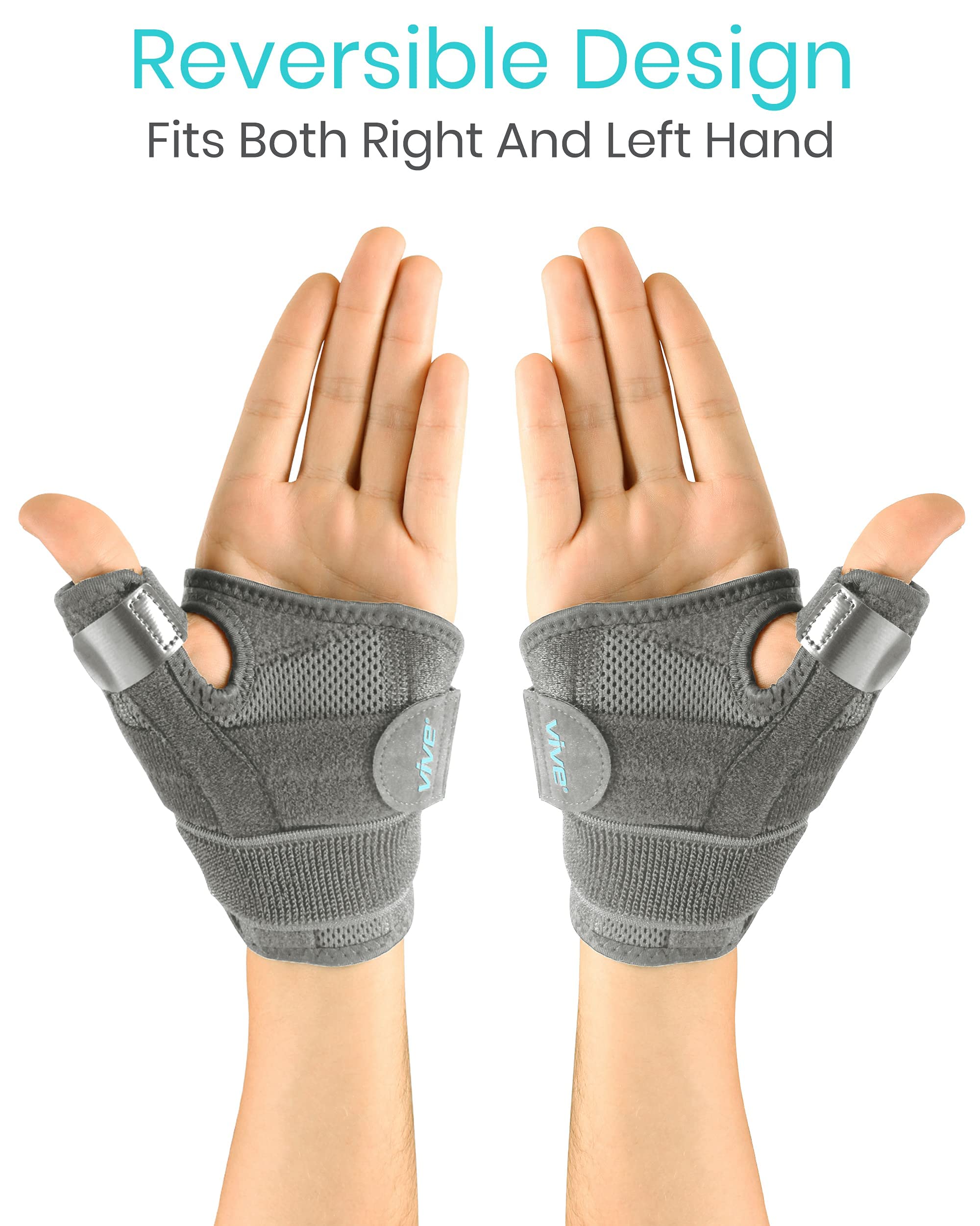 Vive Arthritis Thumb Splint Spica Support Brace for Right and Left
