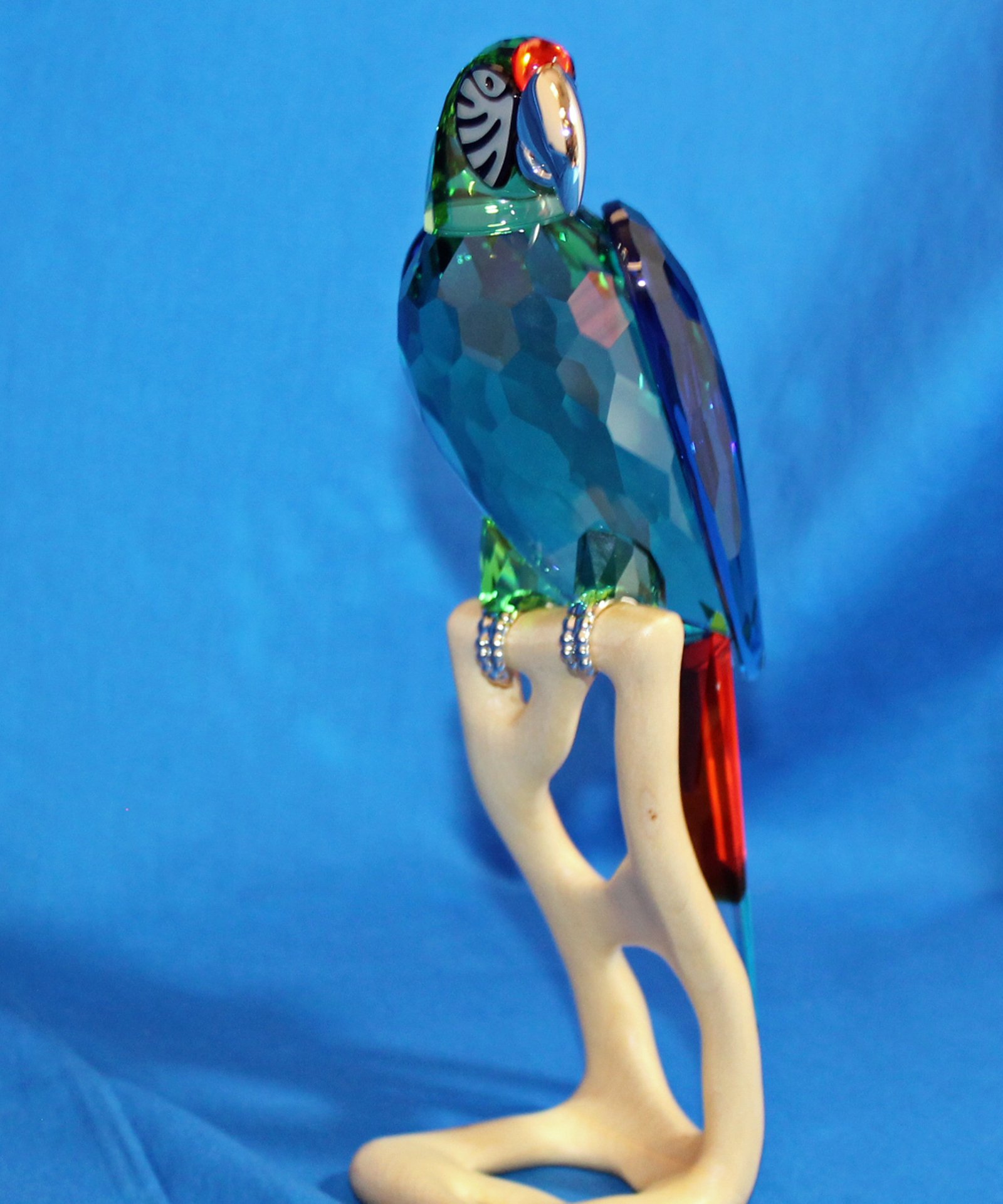 Swarovski crystal figures macaw, Chrome Green 685824 : Amazon.nl