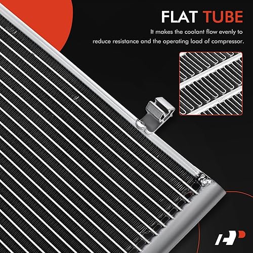 Miniatura 3 de A-Premium Condensador AC de CA, compatible con Ford Fiesta 2014-2019, ST Hatchback, 1.6L 4 cilindros turboalimentado - Repuesto de pieza C1BZ19712C