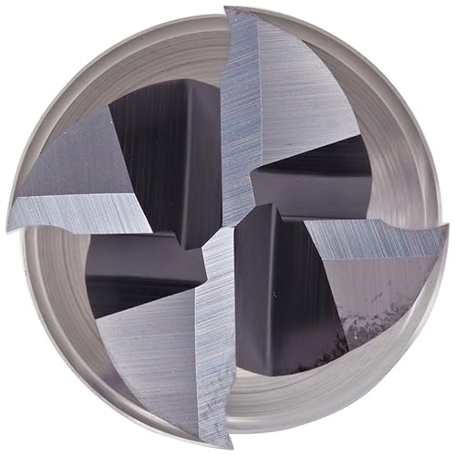 Miniatura 3 de YG-1 Fresa de punta cuadrada de carburo E5021, acabado multicapa TIALN, hélice de 30 grados, 4 flautas, longitud total de 2.5 pulgadas, diámetro de