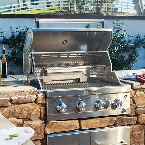 Miniatura 6 de BBQration Kit de repuesto para Kitchen Aid 720-0745 740-0780 720-0745B 720-0745A 720-0745D, rejillas de cocción de hierro fundido, quemadores y