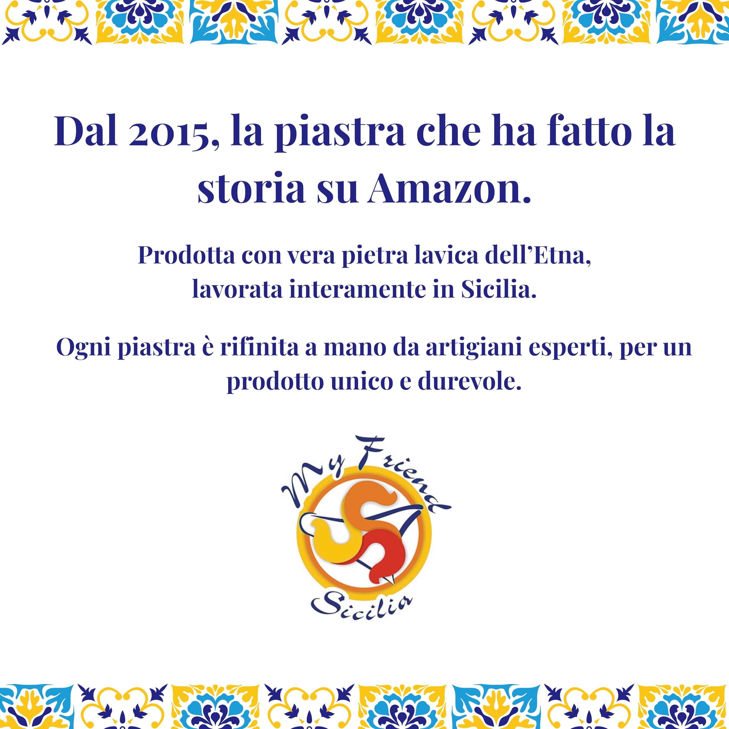 SET PER PIZZA IN PIETRA LAVICA ETNEA 39x35X2 CM - COTTURA NATURALE - IDEA REGALO - KIT PIZZA LASTRA DA FORNO O BARBECUE REFRATTARIA