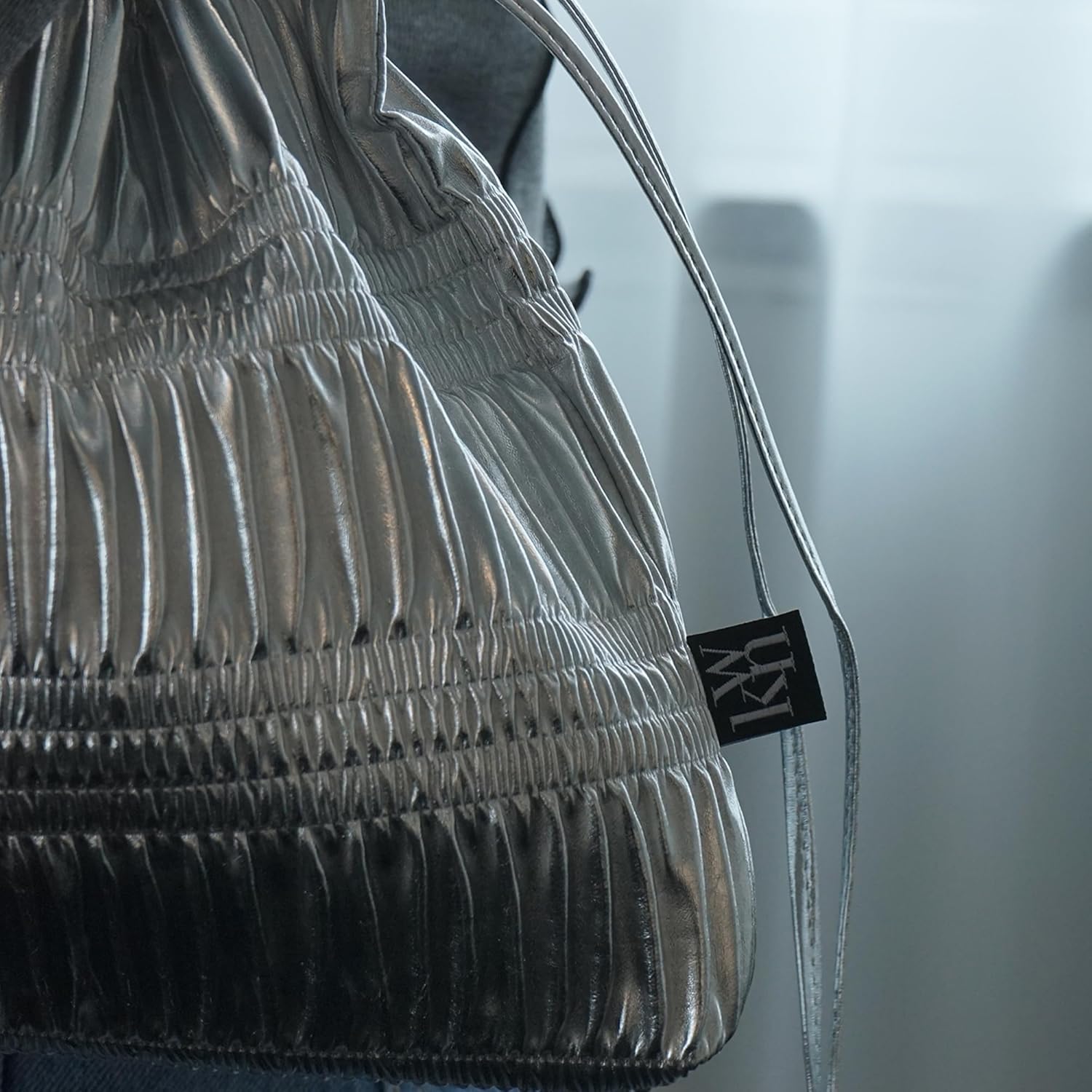 KWANI Crinkle Shoulder Bag for Women - Lightweight PU Leather Tote Bag, Casual & Chic Handbag for Work, Travel, Shopping - Image 6