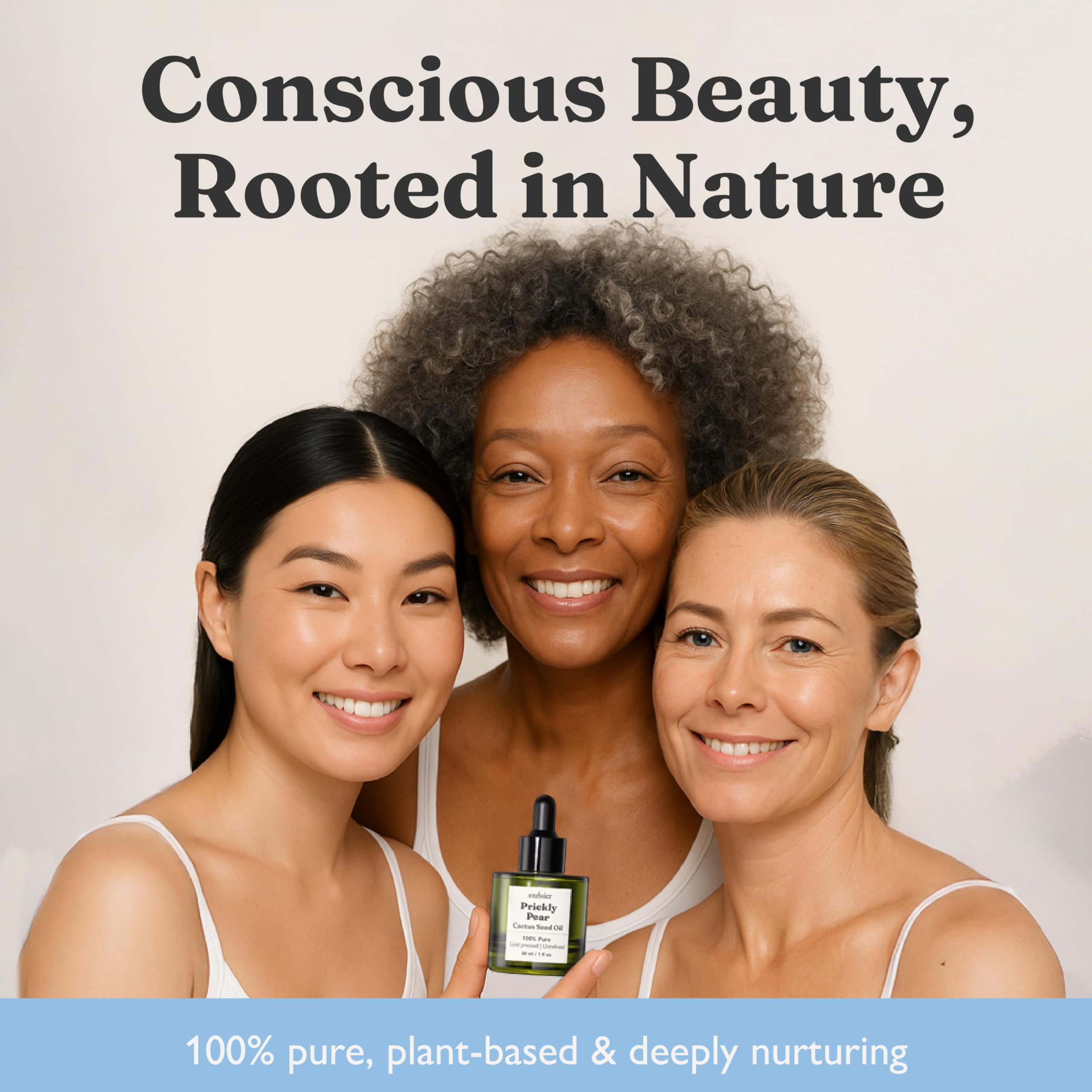 Soulssier 100% Pure Prickly Pear Seed Oil, Cold Pressed Moisturizer