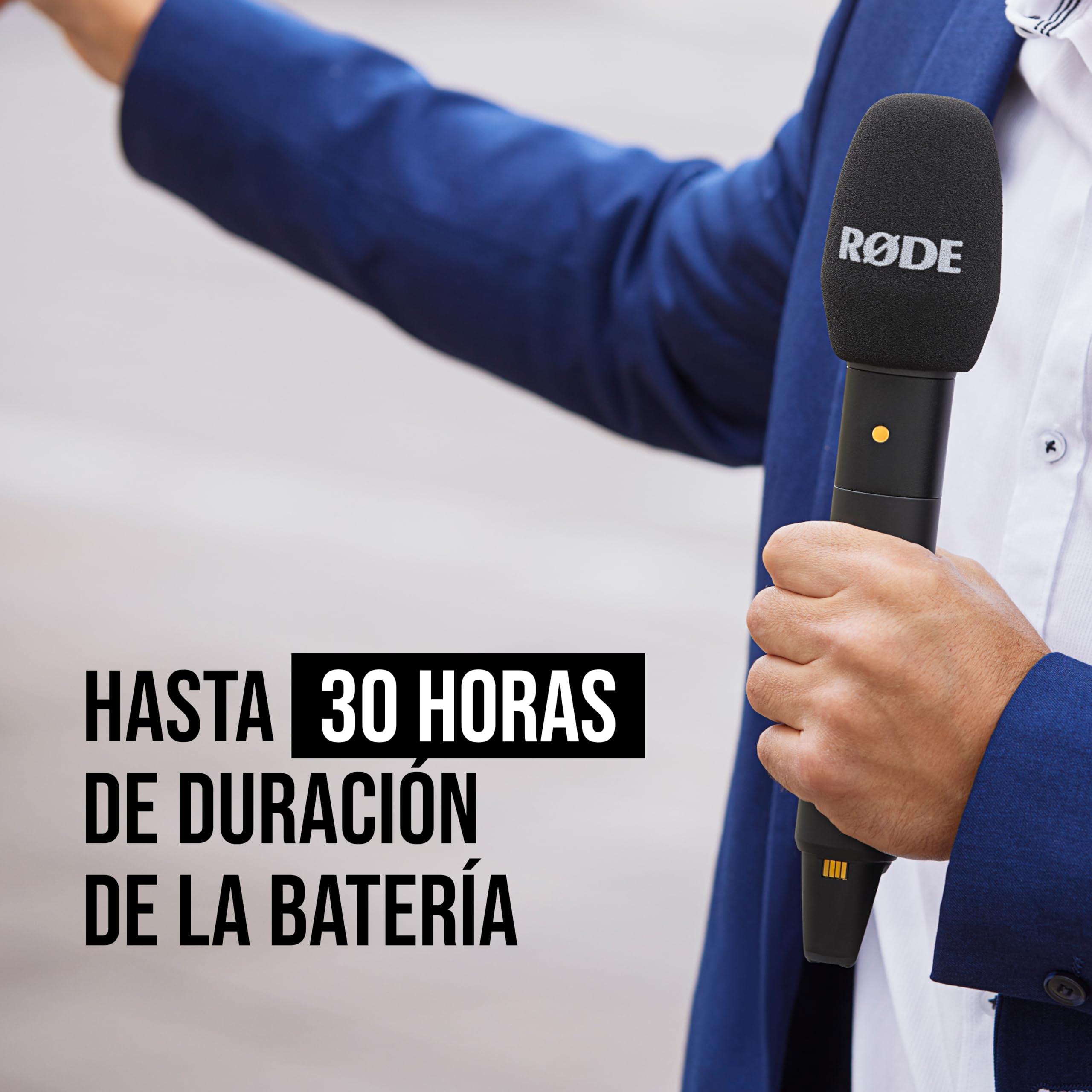 RØDE Interview Pro, micrófono inalámbrico con Condensador, cápsula de Calidad de transmisión y grabación Interna de 32 bits para creación de Contenido, Medios y entrevistas
