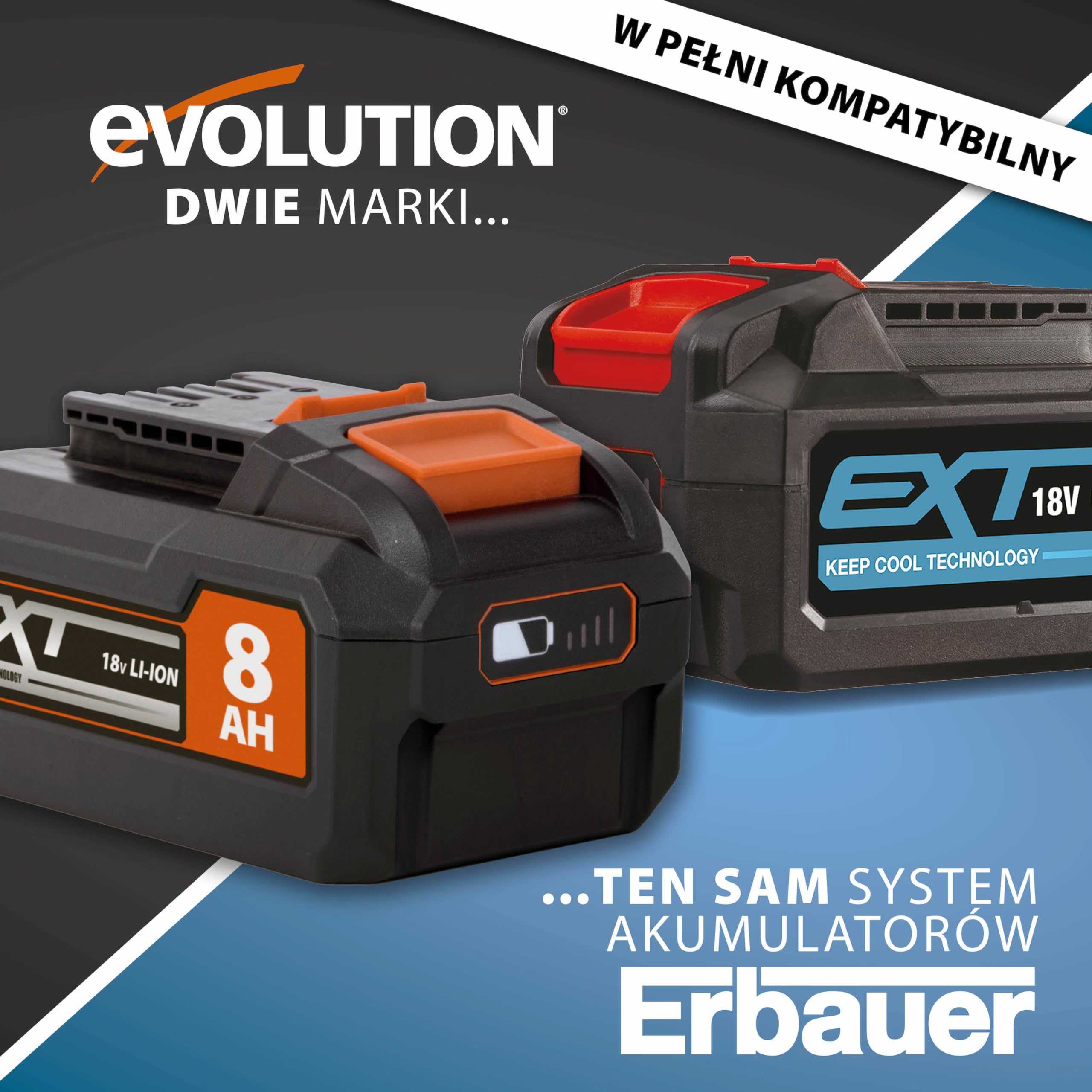 Evolution Power Tools R18MLT-Li Akumulatorowe narzędzie wielofunkcyjne 18 V uniwersalne i wielomateriałowe do cięcia, kształtowania, skrobania i szlifowania, akumulator nie wchodzi w skład zestawu