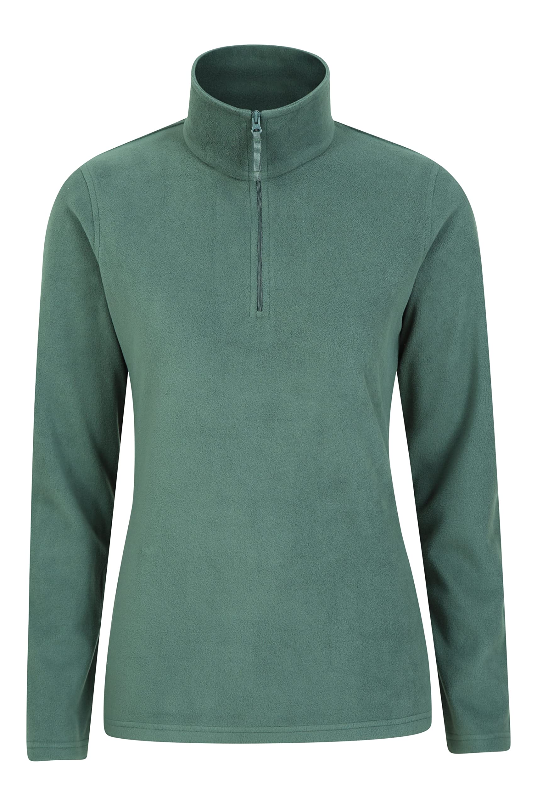 Mountain WarehouseCamber Half Zip Women's Fleece - Lightweight, Warm & Cosy Half Zip Sweatshirt Top - Best for Camping, Outdoors, Travelling & Hiking