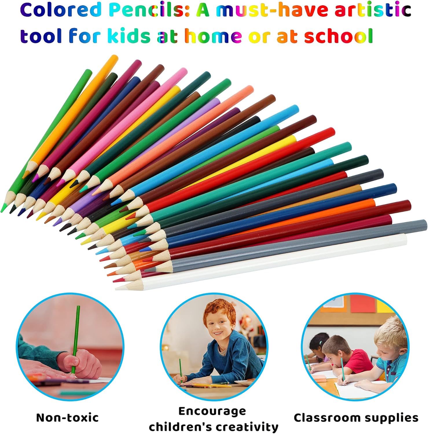 JOYIN 30 Pack of 12 Count Colored Pencil Set, 360 Premium Quality with 12 Colors, Pre-Sharpened Pencils for Kids and Adults, Back to school Supplies, Art & Crafts, Gift Birthday Party Favors : Toys & Games
