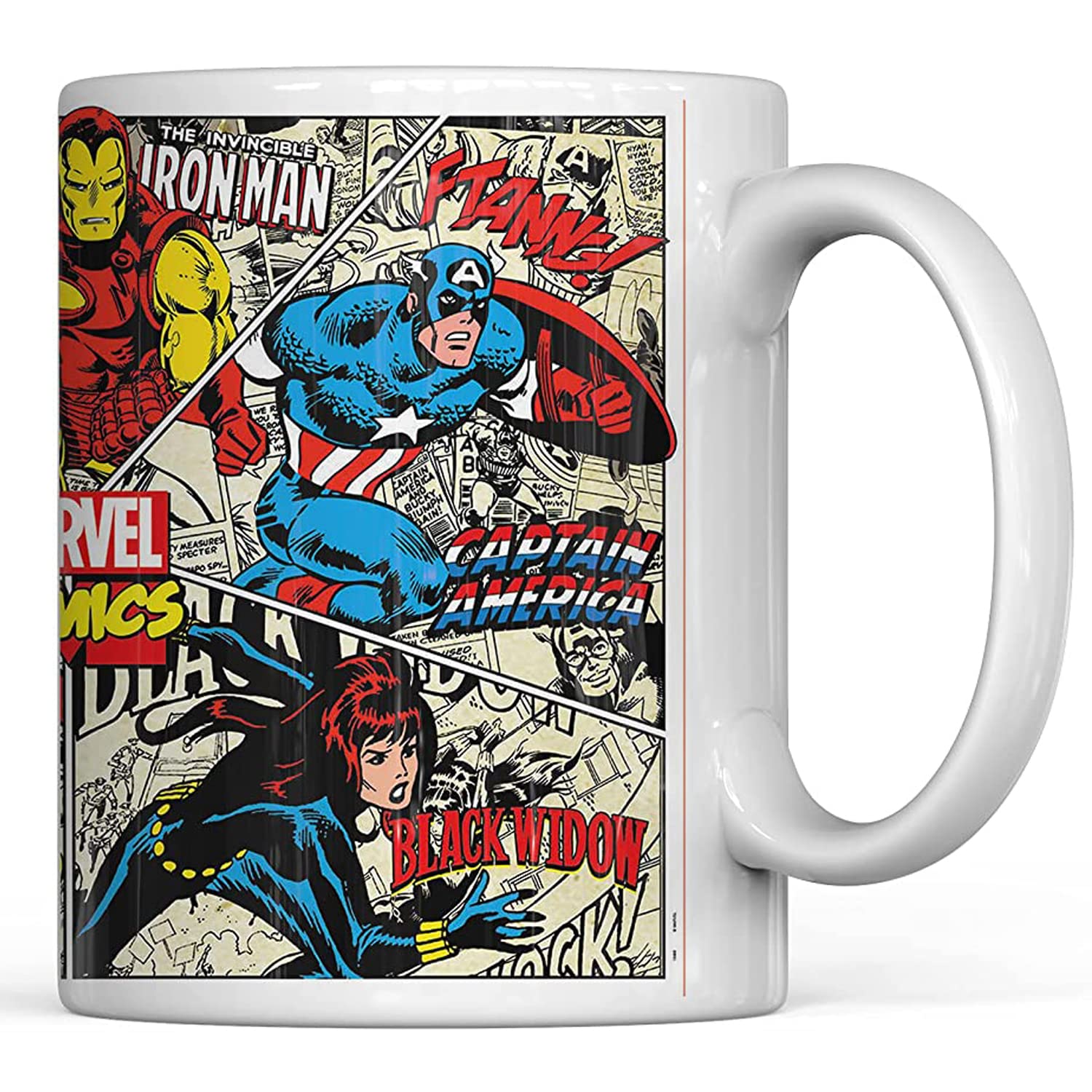 Home Decor Expert Marvel Comics Ceramic Thor Mug (8 cm X 9.5 cm, Multicolor)