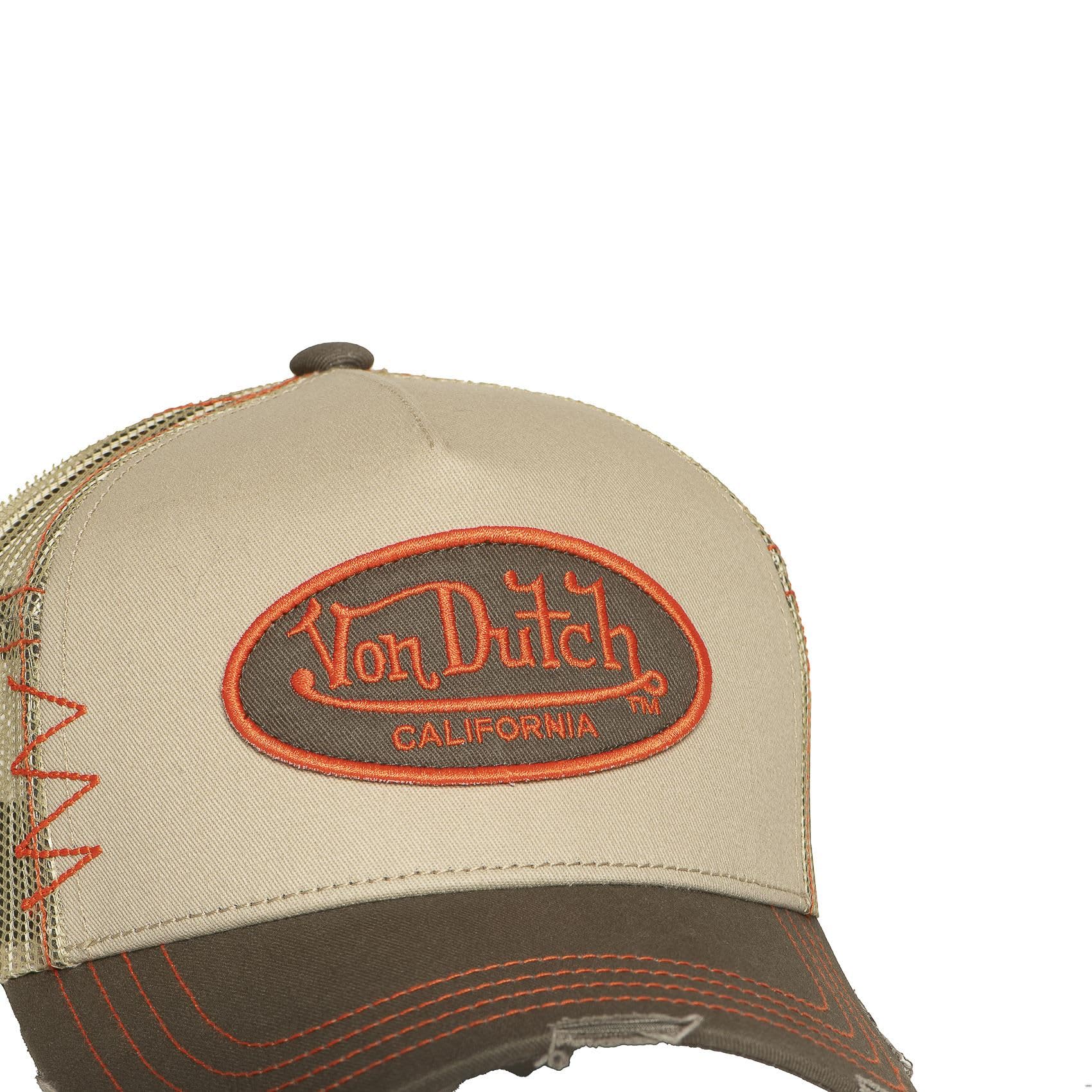 Von Dutch Cappello Uomo Trucker Vintage | Cappello Cotone Nero Blu Grigio Regalo Originale