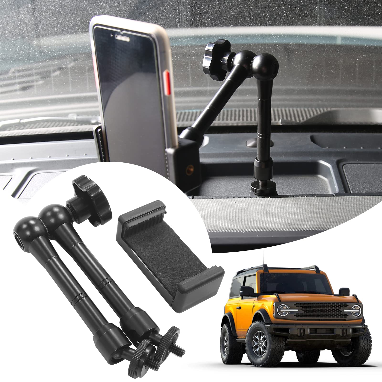 Buy Phone Holder Mount Compatible with Ford Bronco Accessories 2021