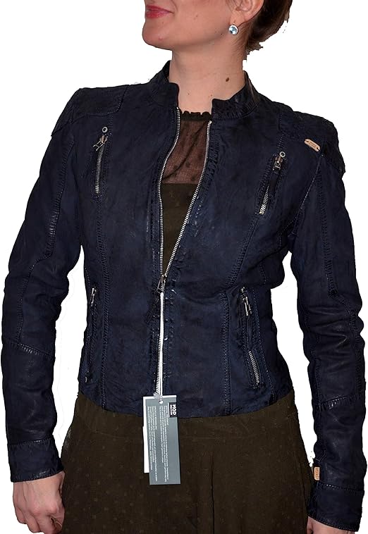 cobalt leather jacket