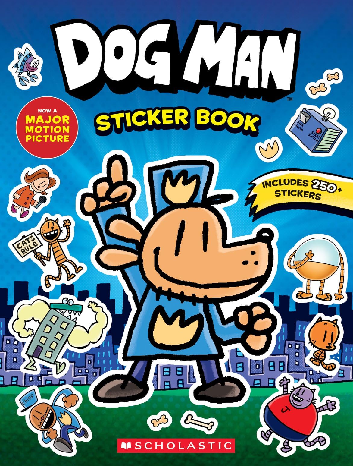 Dog Man the Movie: Official Sticker Book Paperback – Sticker Book, 3 December 2024